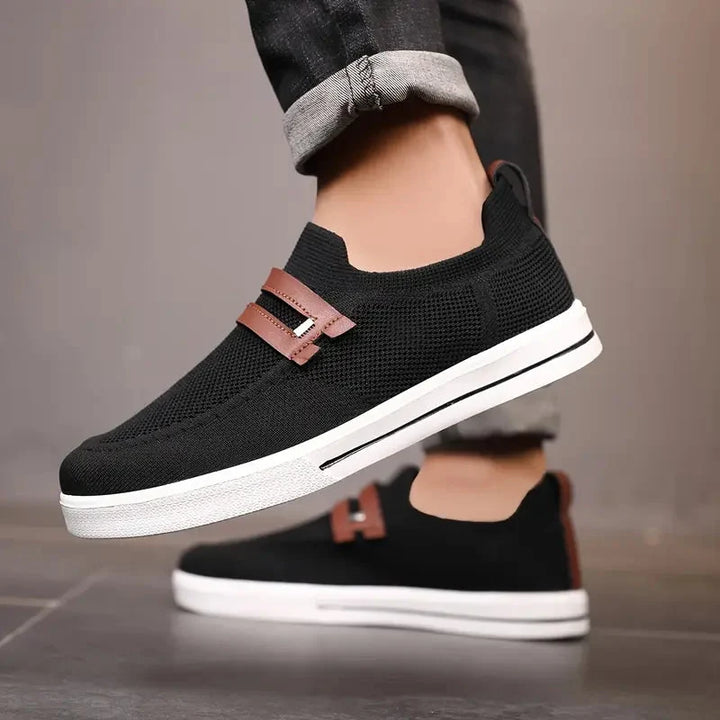 Bequemer & leichter Herren Slip-On Sneaker, schnürlos, perfekt für Frühling/Sommer.