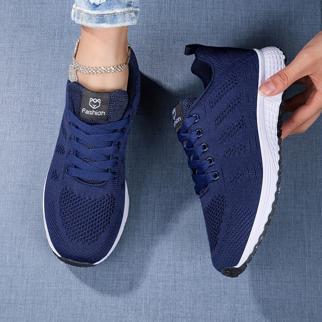 Federleichte Damen-Sneaker mit flexibler Sohle, ideal für lange Spaziergänge und aktiven Alltag.