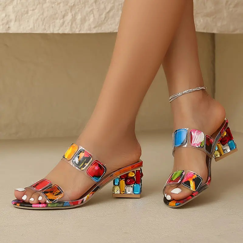 Orthopädische Damensandalen für Fussgesundheit, bequeme Mehrfarben-Komfortschuhe mit ergonomischem Fussbett.
