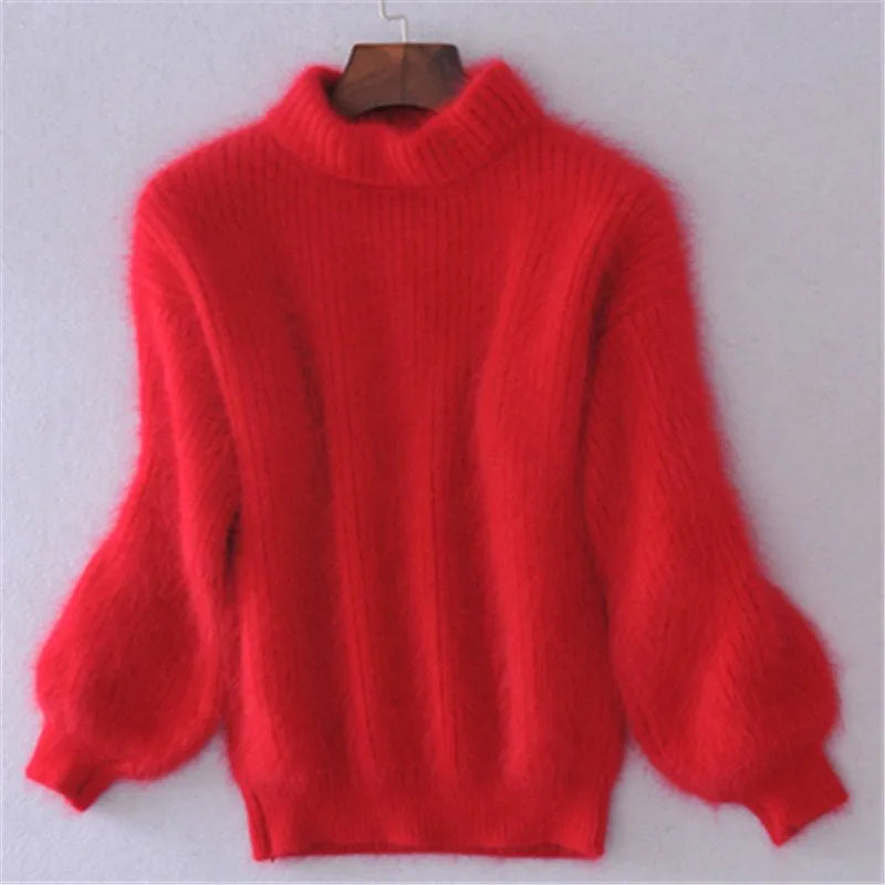 Komfortabler Damen Strickpullover, ideal für den Winter. Lässiges und zugleich elegantes Oberteil für Frauen.