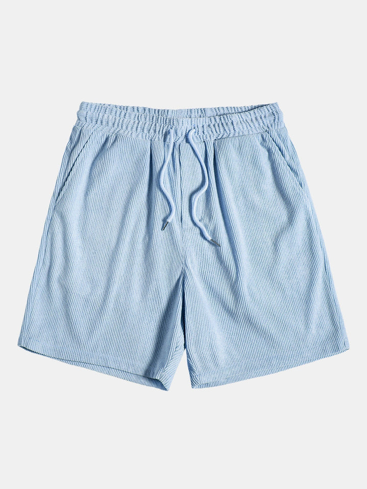 Casual Herren Freizeit Set (Schwarz): Leichtes Kurzarmhemd & Hose, ideal für einen entspannten Sommer.