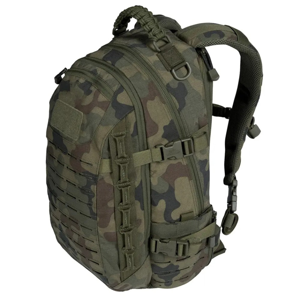 Taktischer Outdoor Rucksack für Herren, strapazierfähig, mit Molle System in Grün. Ideal für Outdoor & Alltag.