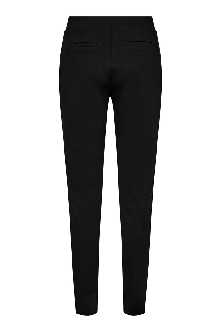 Moderne Damen Freizeithose, gerades Bein, Elastikbund, Seitentaschen. Perfekt für Komfort & Stil.