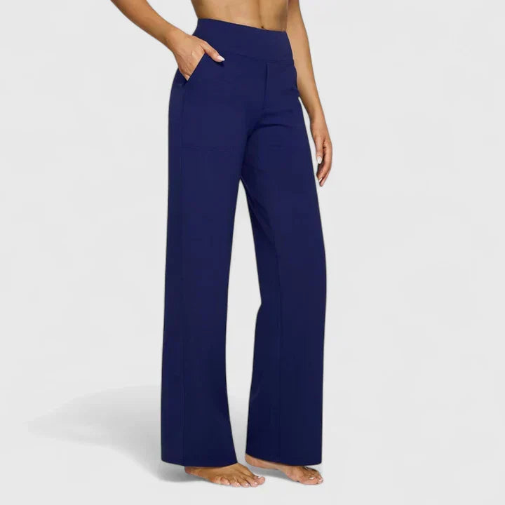 Bequeme Damenhose für den Alltag; stylisches gerades Bein und komfortabler Sitz.
