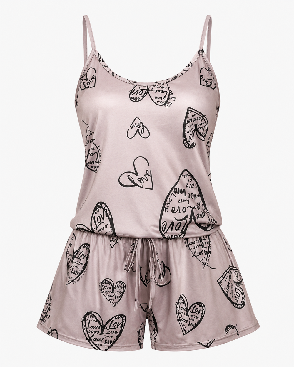 Kurzärmeliges Damen Schlaf T-Shirt mit Rundhals und elegantem Blumenmuster aus dem Schlafanzug Set.