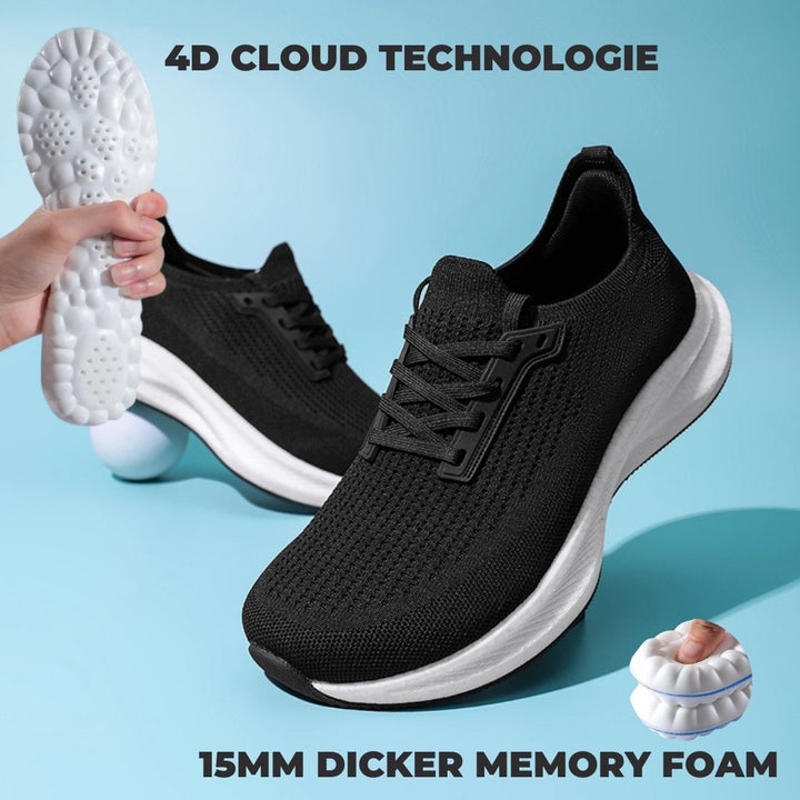 Orthopädische Damen Sneaker aus neuem Blickwinkel, betont Fußgesundheit & Komfort. Gegen Knieschmerzen.