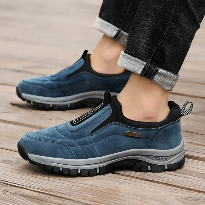 Vielseitige Remi Herren-Freizeitschuhe in Blau, ideal als leichte Alltagsschuhe für Frühling und Sommer.