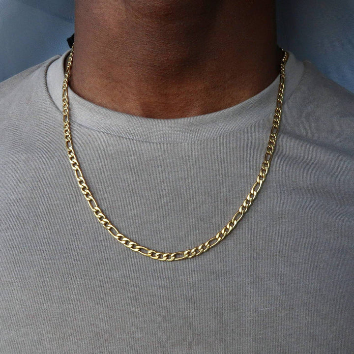 Robuste lange Kette für Herren, aus hochwertigem Metall. Dieser langlebige Männerschmuck ergänzt jedes Outfit perfekt.