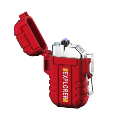 Robustes Outdoor Sturmfeuerzeug, wasserdicht & windfest. Ideal für Camping & Wandern.