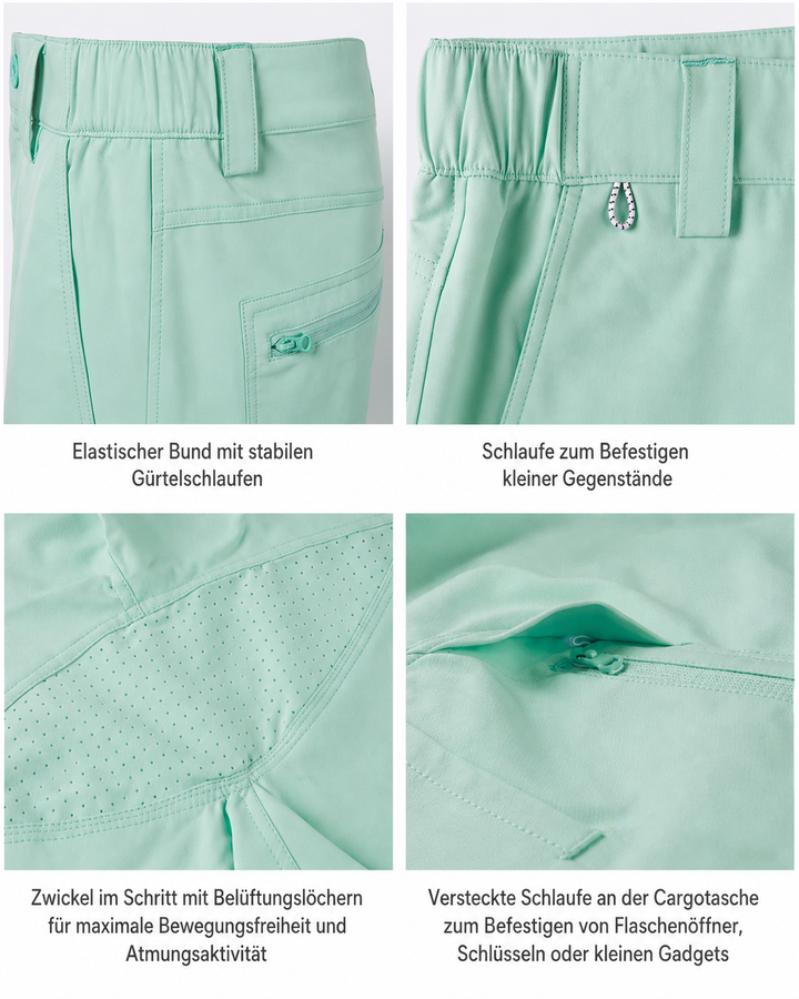 Vielseitige Herren Freizeit Shorts, atmungsaktiv und schnelltrocknend, ideal für Sport und Alltag.