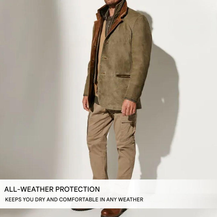 Das Herren Herbst-Sakko Leandro: Eleganter Blazer mit rustikalem Charme für moderne Männer.