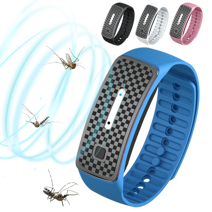Innovatives Ultraschall-Armband zum Schutz vor Stechmücken, sicher & umweltfreundlich.