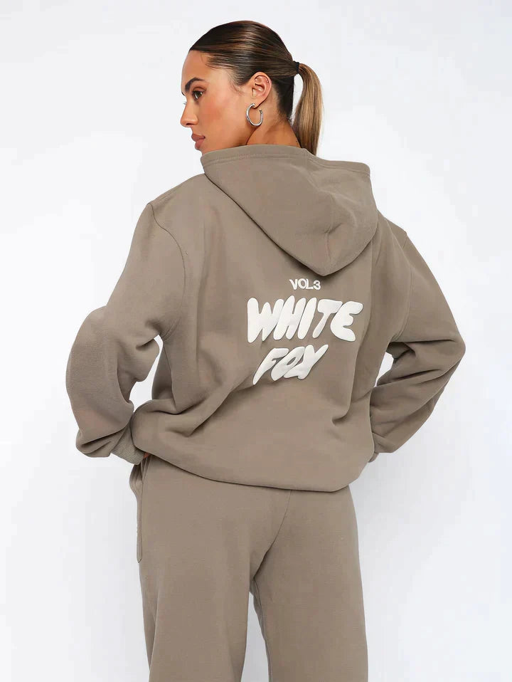Modernes Athleisure Damen Sportset, zweiteilig, perfekt für Fitness, Yoga & entspannte Freizeit.