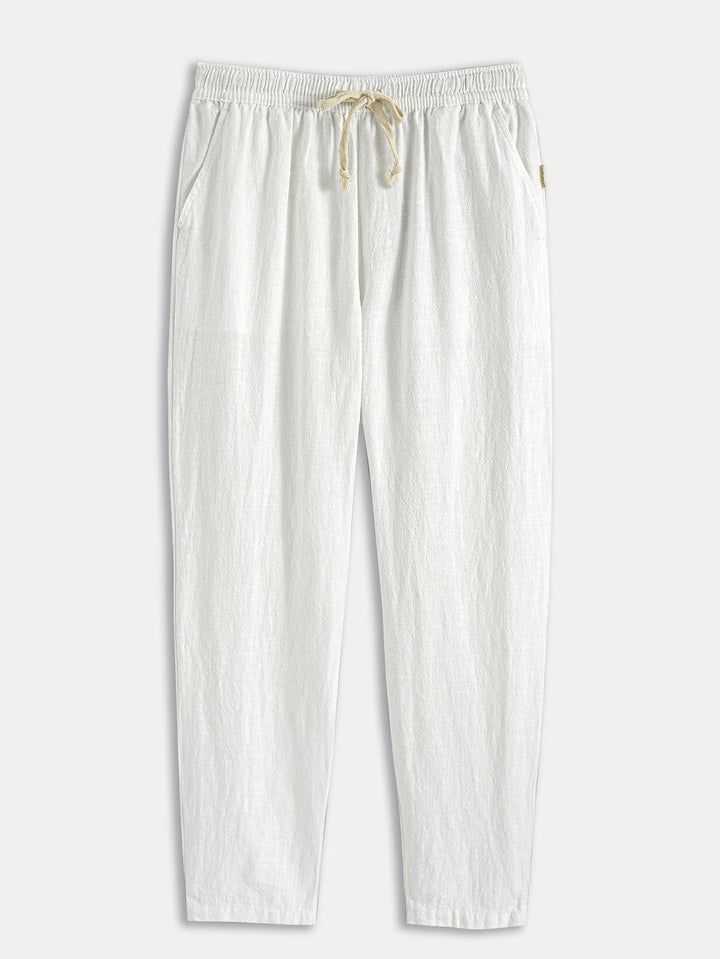 Leichtes Herren Zweiteiler Set: Hemd & Hose; ideal für Reisen und Freizeit im Sommer.