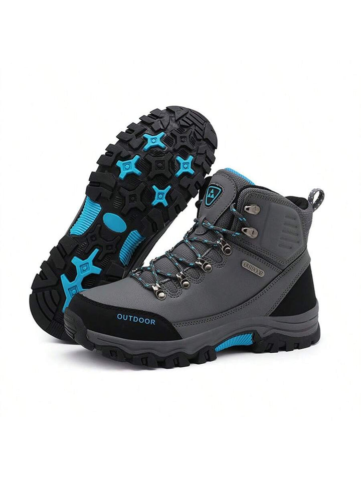 Langlebige Herren Wanderschuhe: Schnürstiefel für Outdoor-Sport und Abenteuer. Rutschfest und unterstützend.