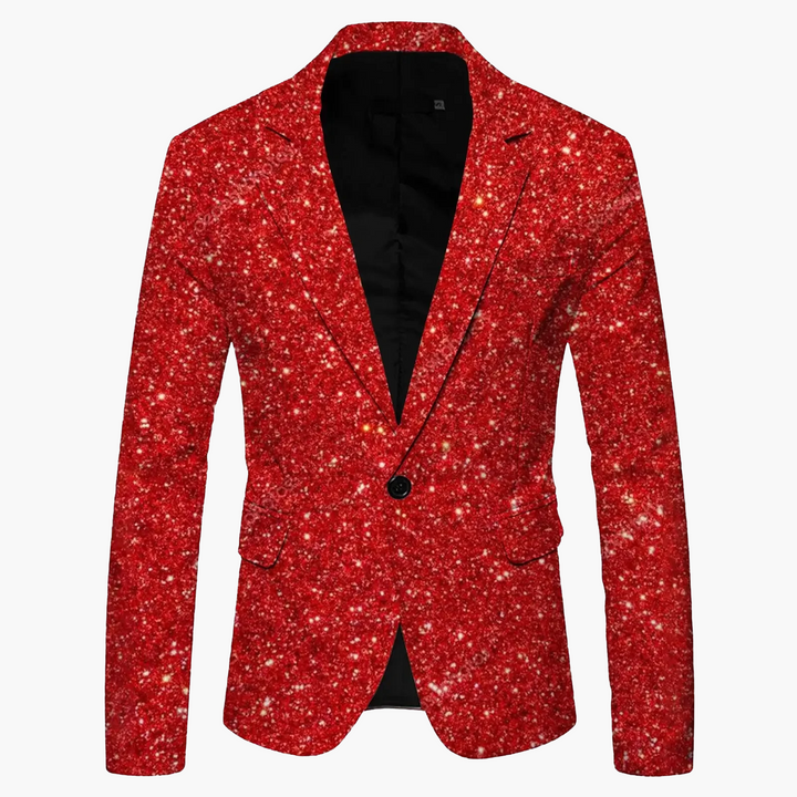 Herren Sakko Slim Fit, Ein-Knopf-Verschluss, für einen trendigen Look.
