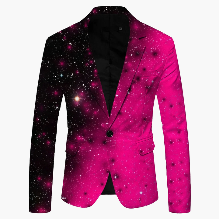 Glitzerndes Herren Slim Fit Sakko, elegant für Abend- und Party-Events.