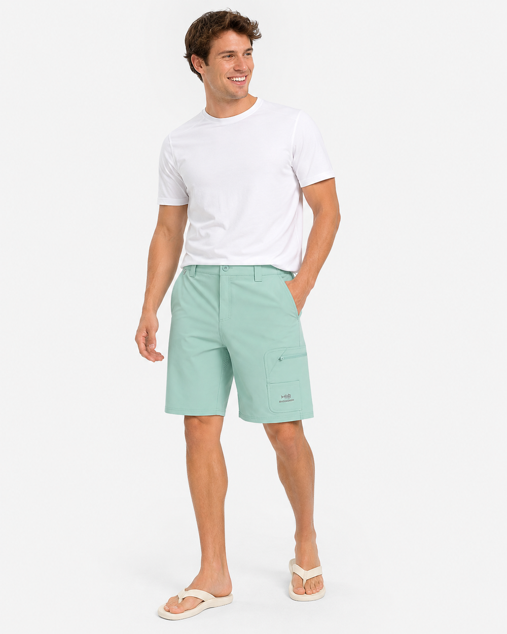 Schnelltrocknende Herren Cargo Shorts, ideal zum Angeln, Wandern und Camping im Sommer.