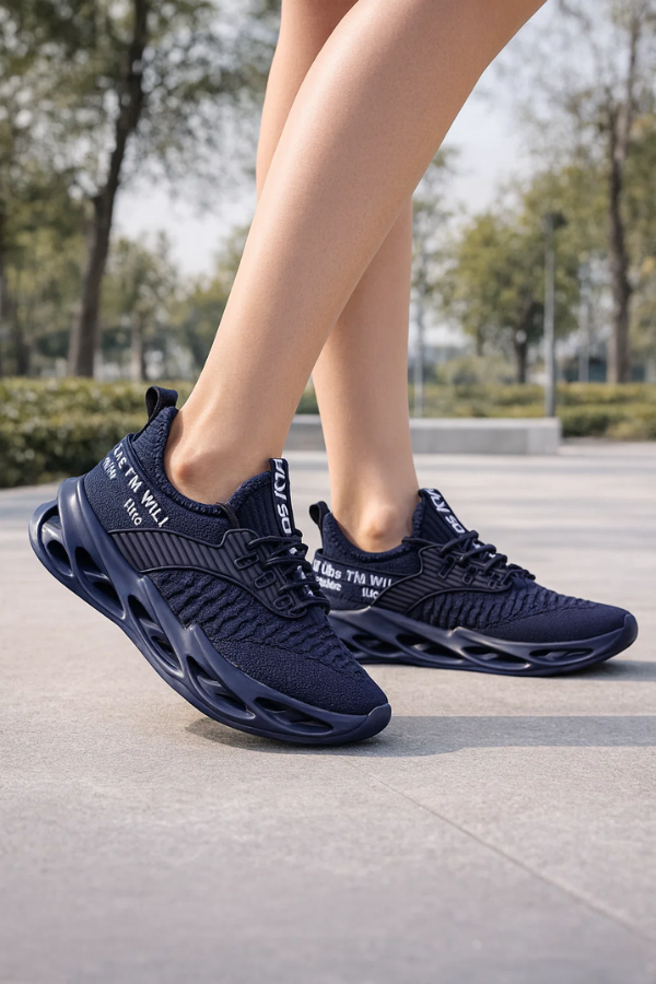 Damen Komfort Sneaker, atmungsaktiv & leicht, ideal für Freizeit, Sport & Alltag.