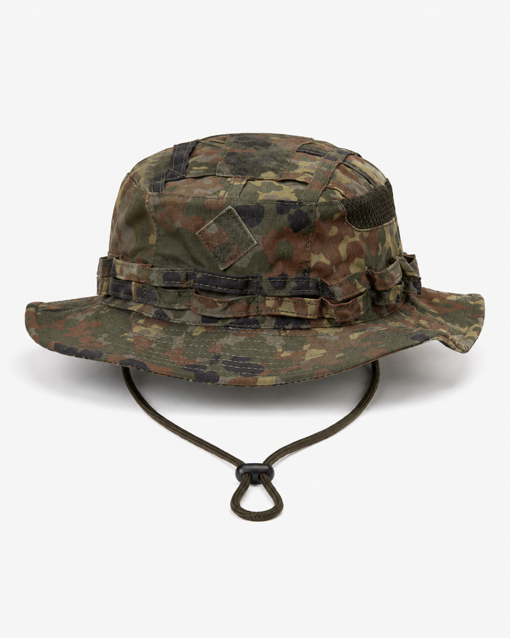 Robuster Camouflage Boonie Hut bietet optimalen Sonnenschutz beim Wandern, Angeln und Camping. Unisex.