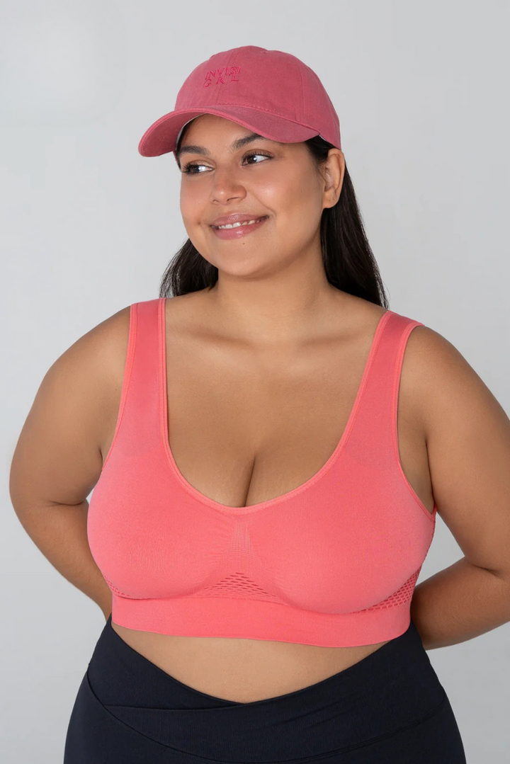Cups & Träger: Weicher Damen Support BH für große Größen, atmungsaktiv & komfortabel im Sommer.
