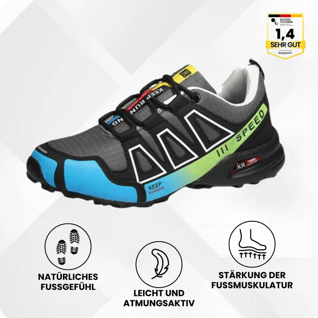 Herren wasserdichte Trekkingschuhe, rutschfest, für Outdoor-Abenteuer. Komfortable Wanderschuhe.