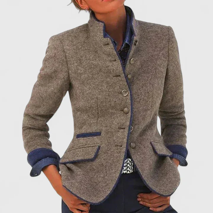 Professioneller Damen Cardigan in Grün, stilvoller Überwurf für Bürokleidung & vielseitige Business Mode.