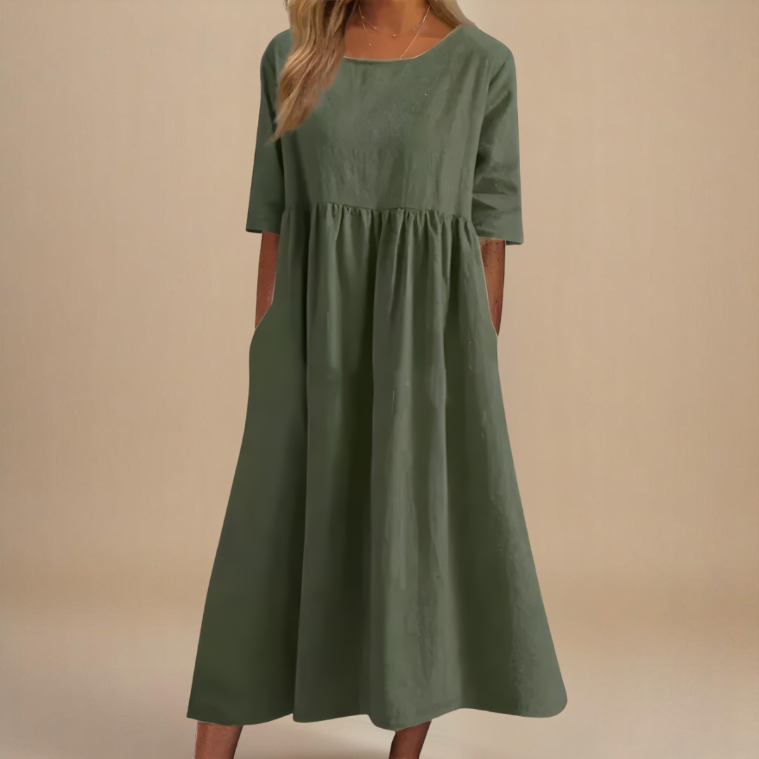 Bequemes Relaxed Fit Damenkleid, perfekt als Freizeitkleid oder stilvolles Alltagskleid.
