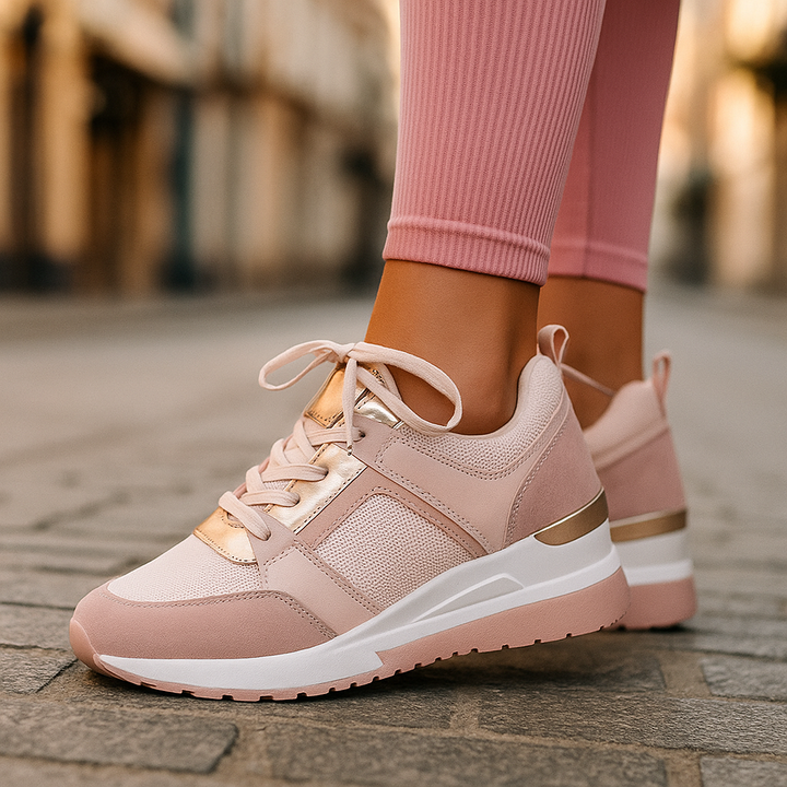 Bequeme atmungsaktive Damen Sneakers, leichte Alltagsschuhe für hohen Tragekomfort und jeden Tag.