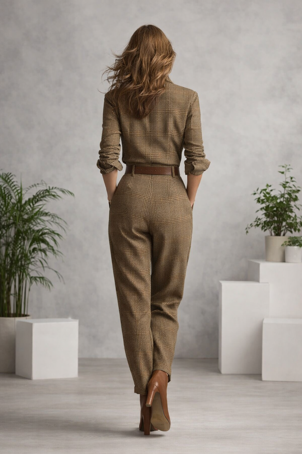 Bequemer, figurschmeichelnder Damen Einteiler in Army Green, modisch & vielseitig für jeden Anlass.