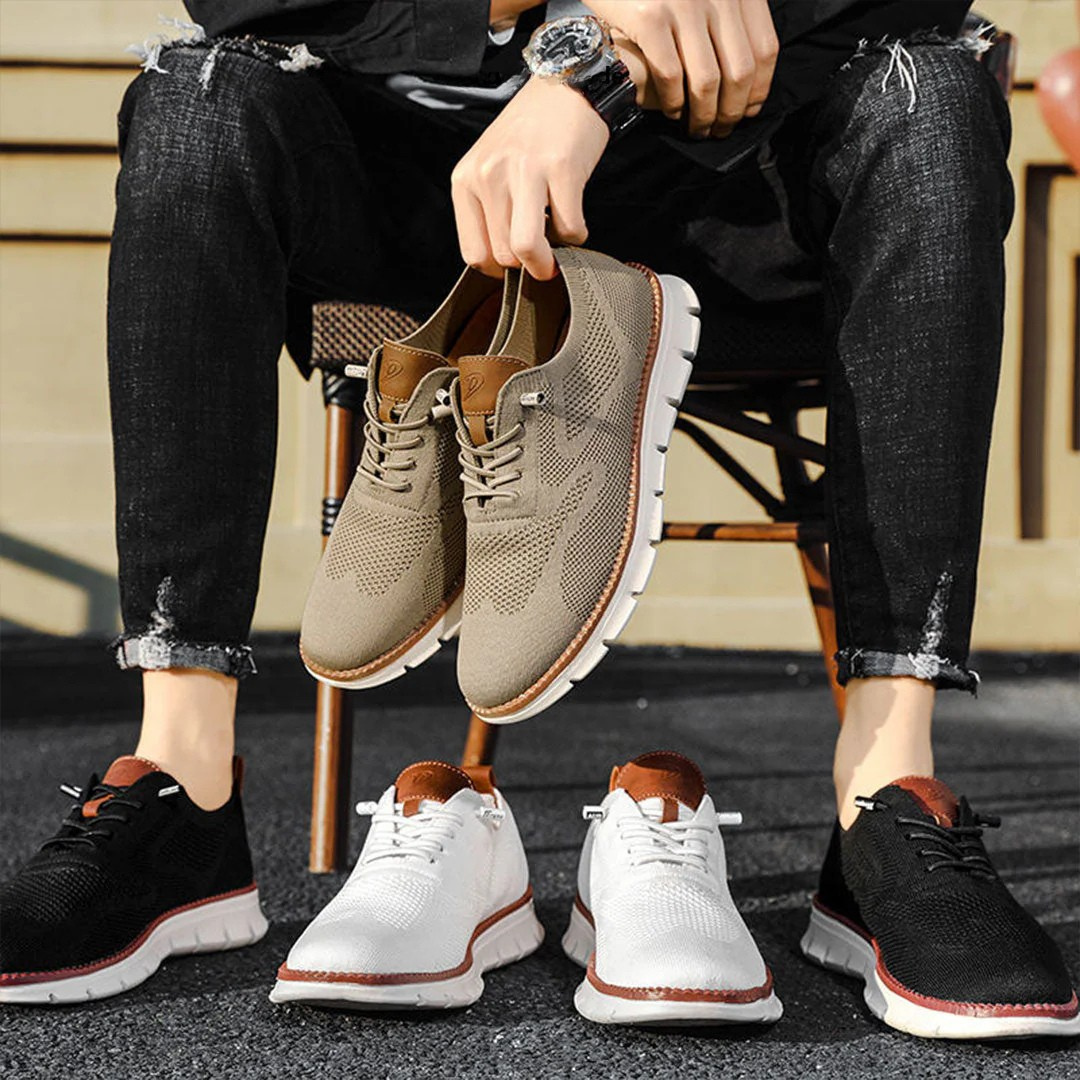 Komplettansicht der Herren Urban Orthopädischen Schuhe: stilvoll, langlebig & super bequem.