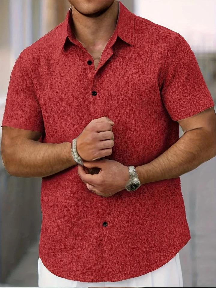 Stilvolles Herren Kurzarmhemd, atmungsaktiv, für Smart Casual Anlässe & Feiern.
