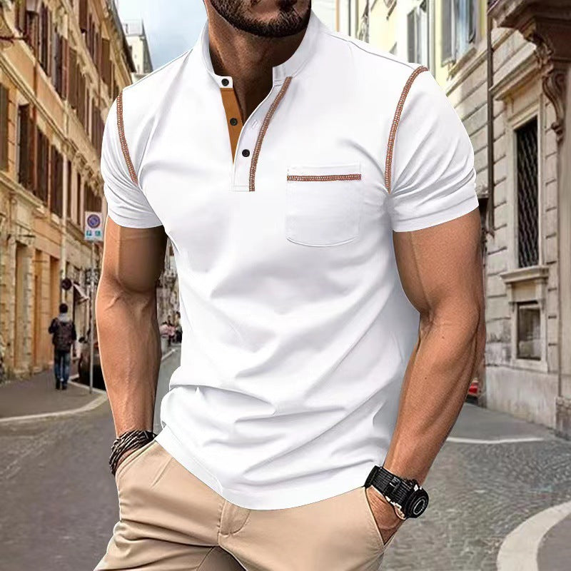 Herren Poloshirt Kurzarm, schlank, schnelltrocknend für Sport & Freizeit im Sommer. Modern & atmungsaktiv.