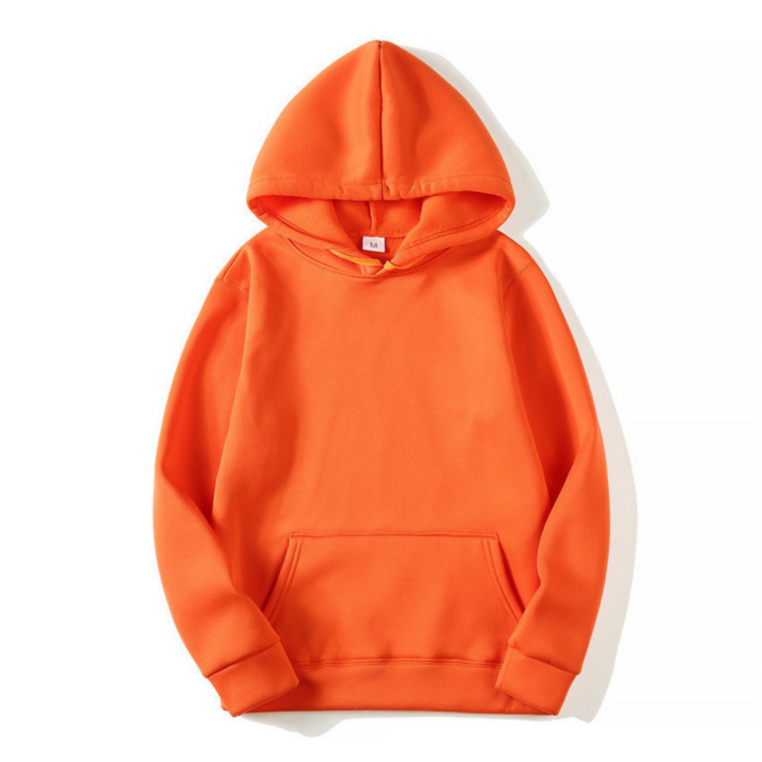 Unisex Freizeit-Hoodie, weich & bequem, einfarbig für Alltag.