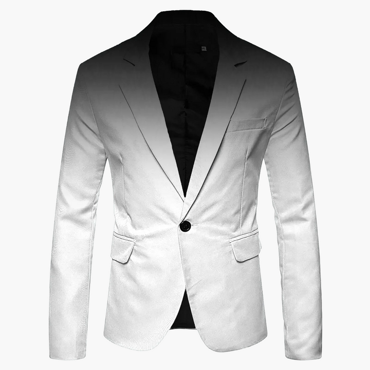 Ein-Knopf Slim Fit Blazer für Herren, perfekt für feierliche Anlässe.