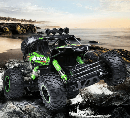 Ferngesteuerter Geländewagen: Robuster RC Monster Truck mit Allradantrieb für Offroad-Spaß und Outdoor-Action.