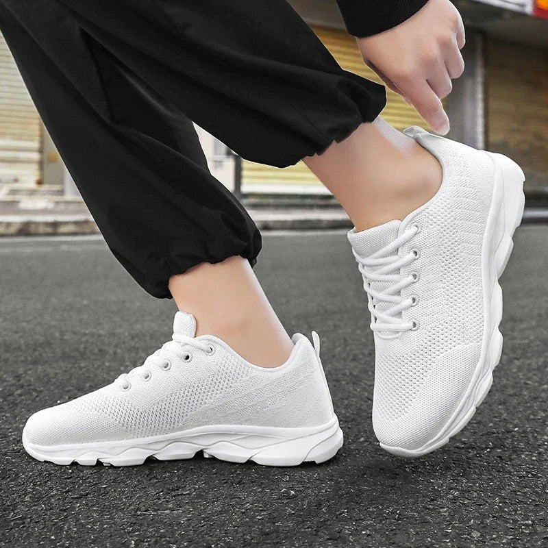 Herren Mesh Sneaker, ultraleicht für Freizeit. Atmungsaktive Sportschuhe mit Dämpfung, ideal für Sommer.