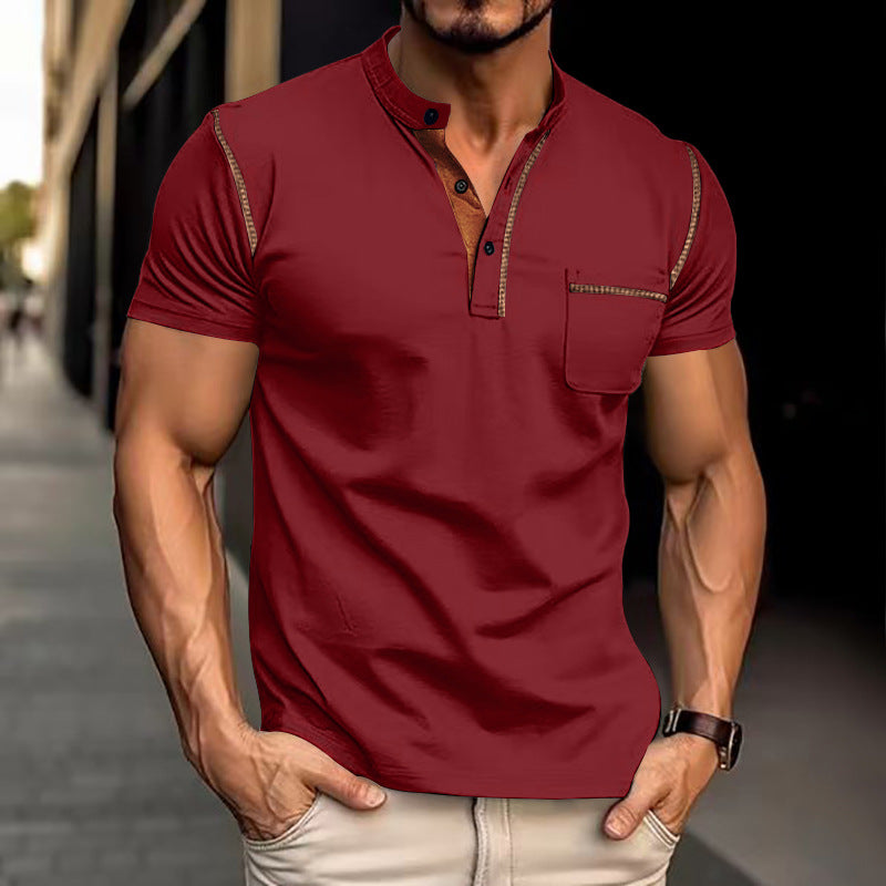 Funktionelles Herren Poloshirt Kurzarm für Sport & Freizeit. Schnelltrocknend, schlank und atmungsaktiv, ideal im Sommer.