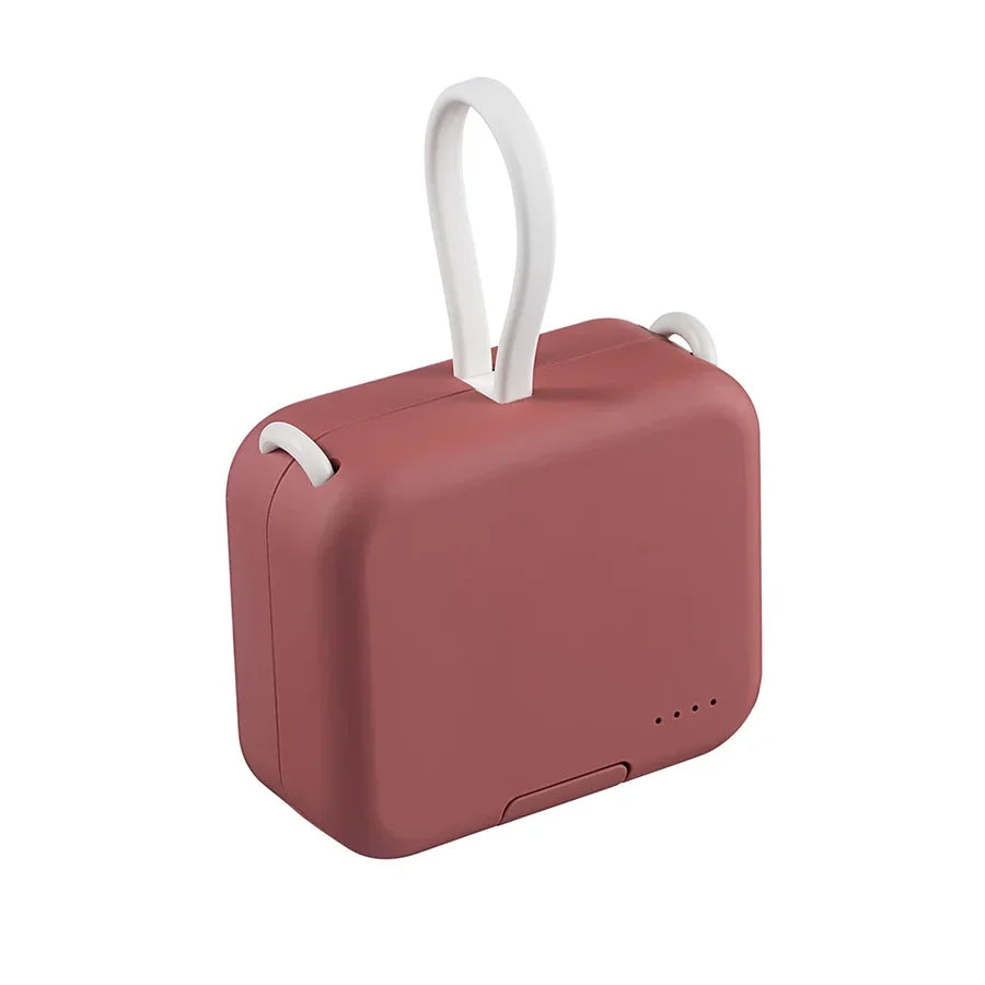 PowerPocket Powerbank Set in Rot, Grün, Lila – vielseitiges mobiles Akku-Ladegerät für unterwegs.