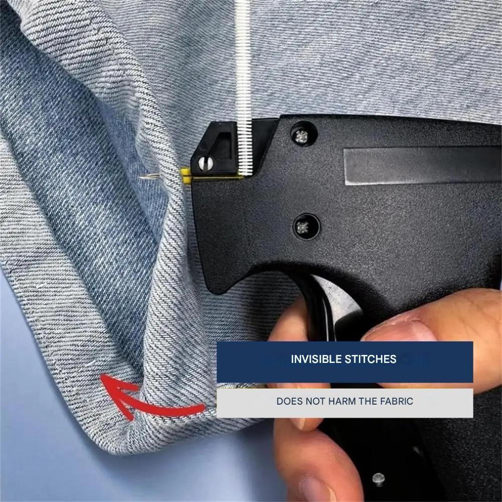 Praktische Mini-Nähmaschine Stitchly für Haushalt & schnelle Kleiderreparaturen; einfach für DIY.