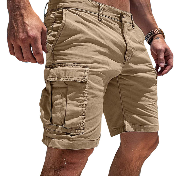 Leichte Herren Cargo Shorts für Freizeit & Outdoor mit praktischen Taschen. Bequeme Sommerhose für Männer.