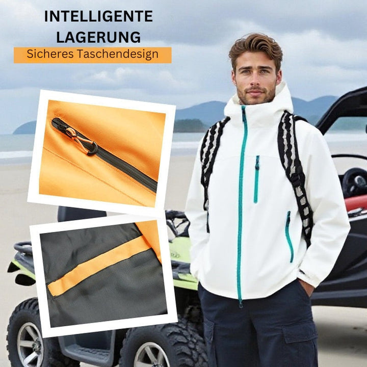 Funktionale Damen Regenjacke, wind- & wasserdicht, mit praktischen Details für jedes Wetter.