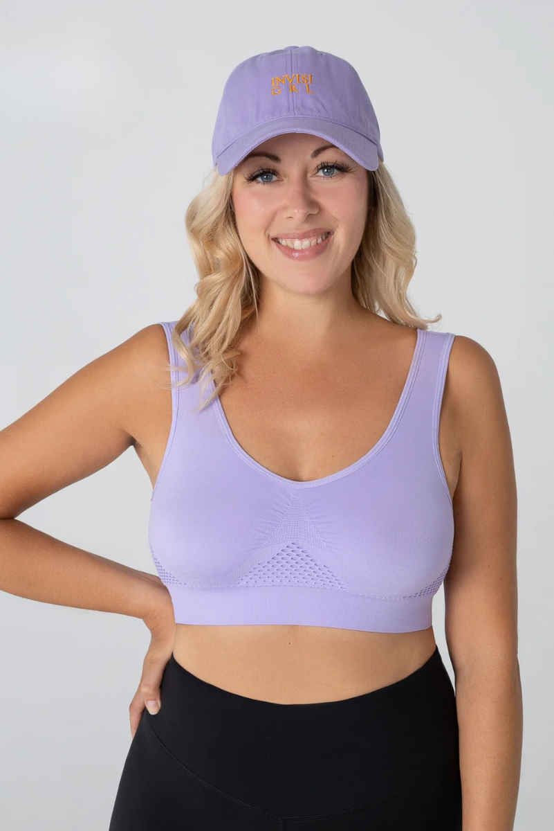 Detailaufnahme: Weicher, atmungsaktiver Damen BH Stoff, perfekt für Sommer-Komfort & unsichtbaren Support.