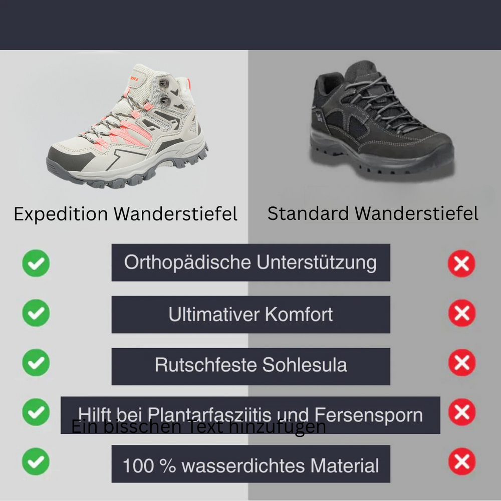 Robuste Damen Trekkingstiefel, ideal für Outdoor-Abenteuer, mit Barfußgefühl & sicherem Halt.