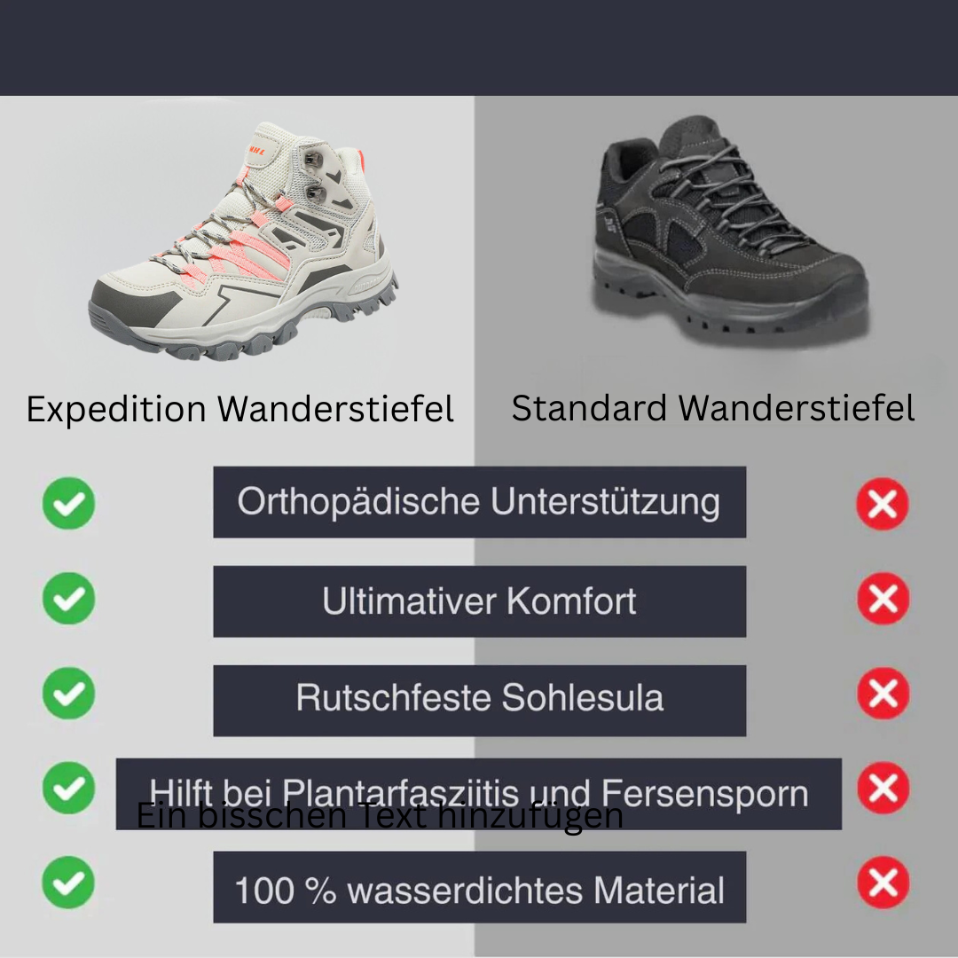 Robuste Damen Trekkingstiefel, ideal für Outdoor-Abenteuer, mit Barfußgefühl & sicherem Halt.