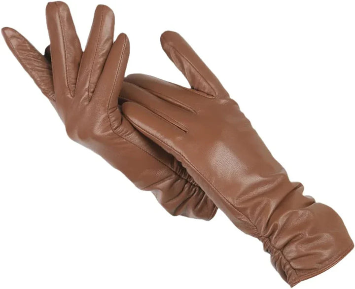 Hochwertige Damen Winterhandschuhe, elegant und kuschelig warm für stilvolle Frauen.