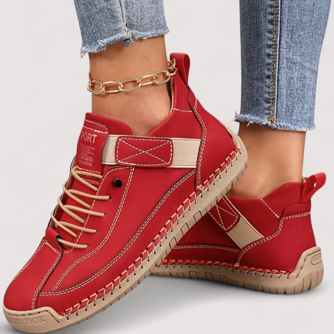 Sportlicher Damen Sneaker: Leichter, atmungsaktiver Schuh für aktive Frauen.