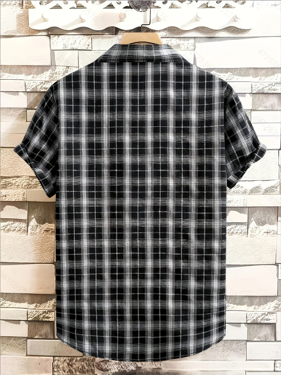 Eleganter Freizeit-Look: Herren Karo Kurzarmhemd, vielseitig für Sommer.