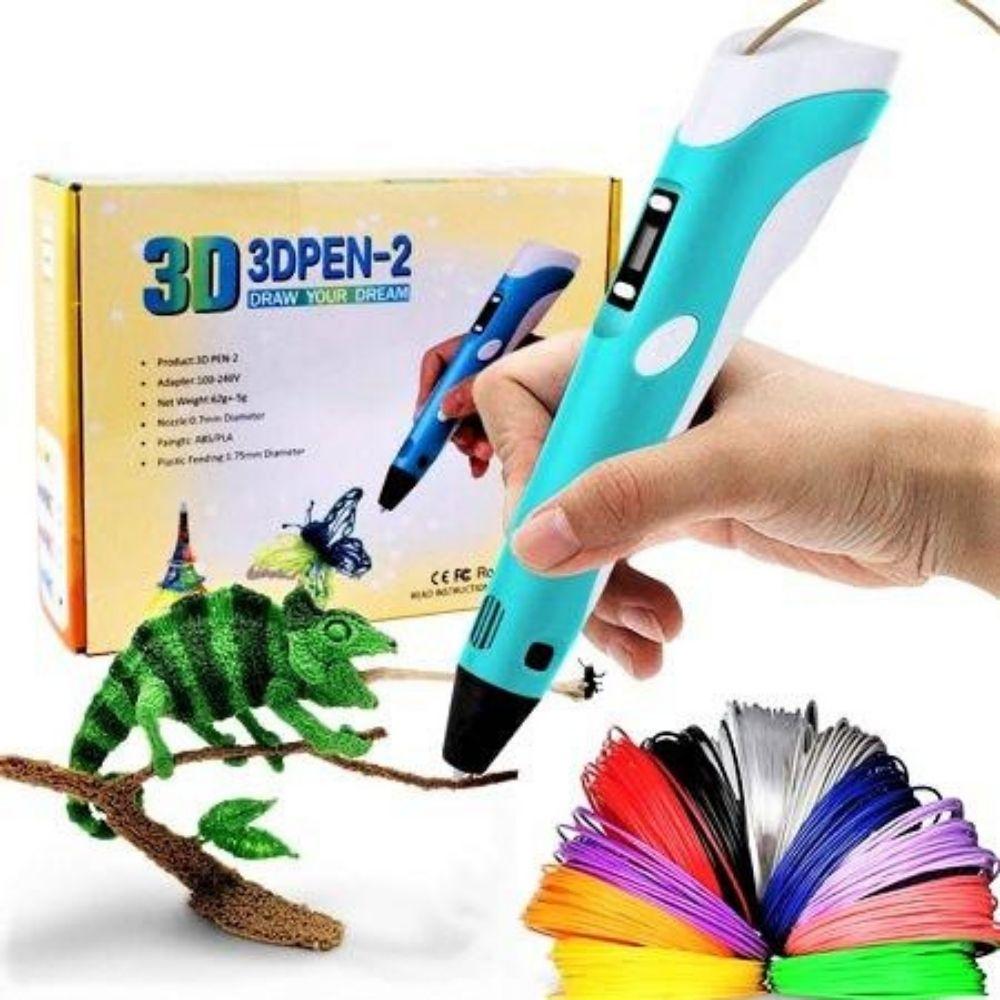 Kreativer 3D-Druckstift DoodleForm zum 3D-Zeichnen, Basteln & Gestalten mit PLA-Filament.