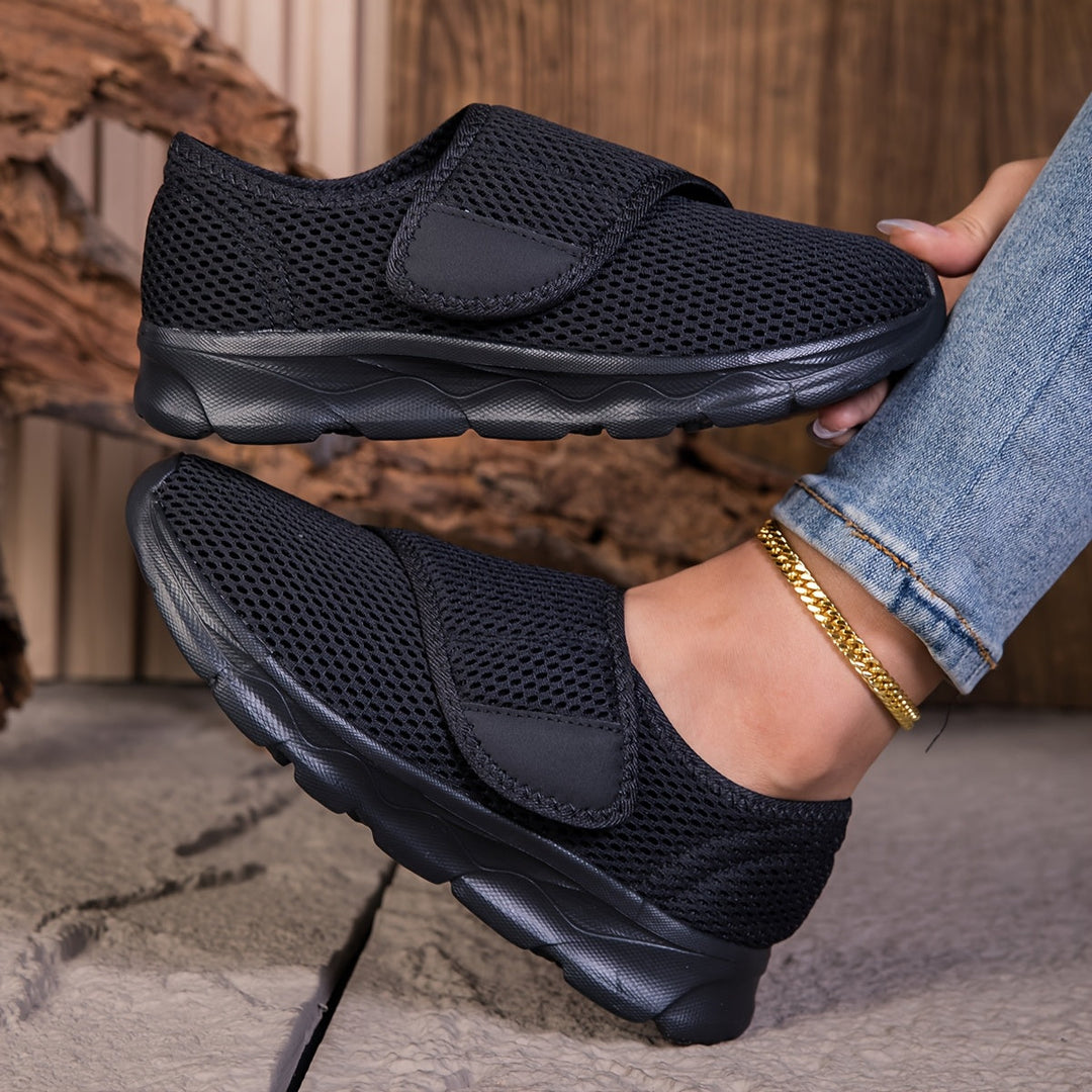 Komfortable Damen Sneaker mit elastischem Slip-On-Design, schnell anzuziehen, für Frühling & Sommer.